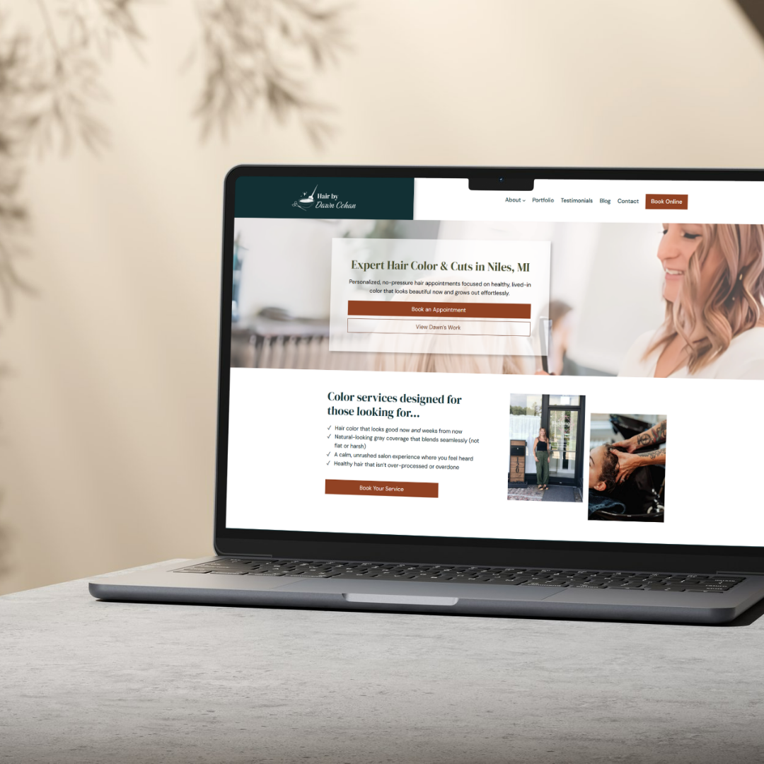 Why I Chose Oh My Hi for My Hairstylist Website (While Keeping Square Appointments)