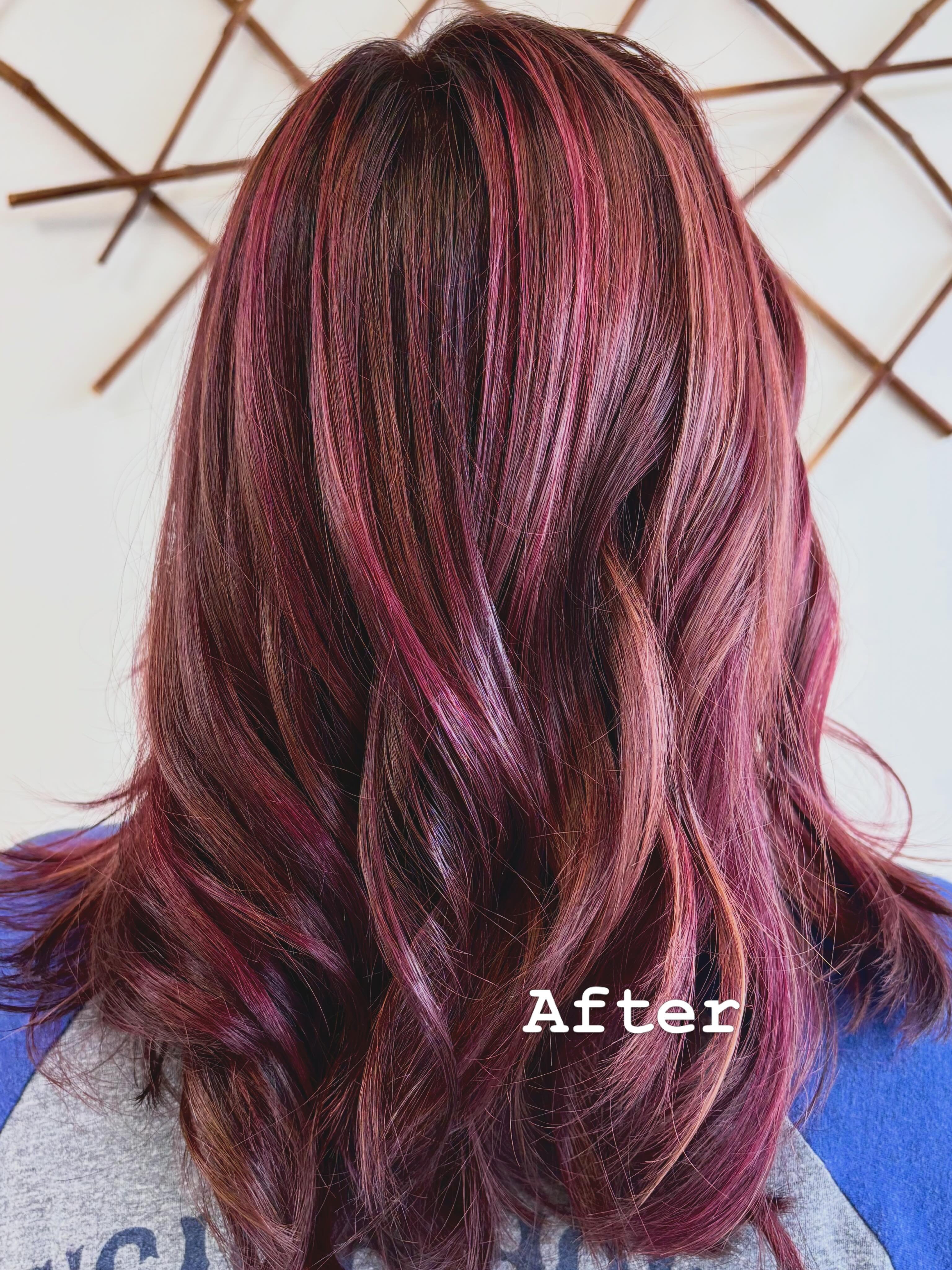 ✨ Plum Balayage Transformation ✨

Rich plum tones blended seamlessly into a soft balayage for the perfect mix of bold and beautiful. 💜 This dimensional color adds depth, shine, and a fun pop of color while still growing out beautifully.

Whether you’re looking to refresh your look or try something a little different, plum balayage is a gorgeous way to add personality without the commitment of an all-over fashion color.

Ready for your own custom color transformation? Message me to book your consultation! ✂️

#PlumBalayage #DimensionalColor #hairbydawncohan #nilesmihairstylist