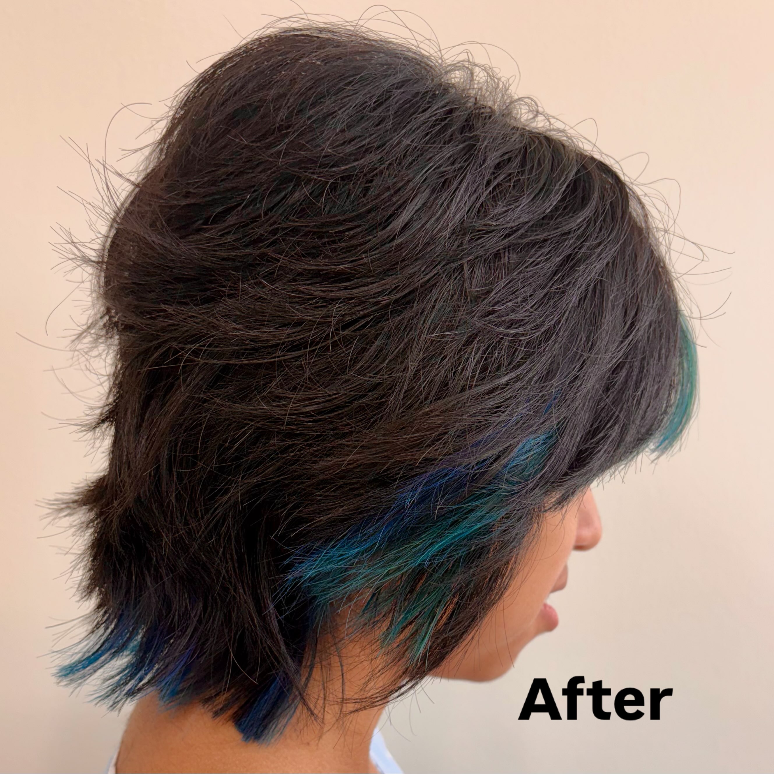 Nothing like a bold chop and a pop of color to shake things up! ✂️💙

We went with a fun, edgy cut and added vibrant pops of vivid blue for the perfect peek of personality. Whether you want a subtle surprise or a statement look, a splash of color is a great way to make your style uniquely yours.

Who’s ready to add a little fun to their hair? 💙✨ #hairbydawncohan #jociocolorintensity #nilesmihairstylist